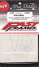 TRU41004 - True Details Fast Frames 1/48 Fw190A for TAMIYA