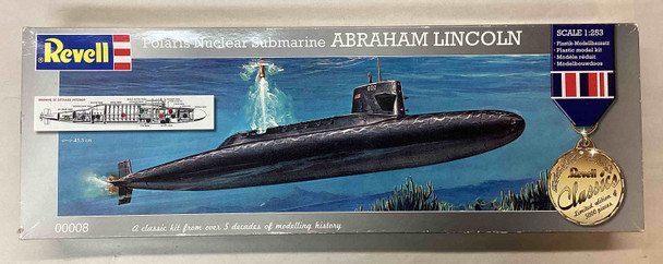 RAG00008 - Revell 1/253 Polaris Nuclear Submarine Abe Lincoln - WWHP113221