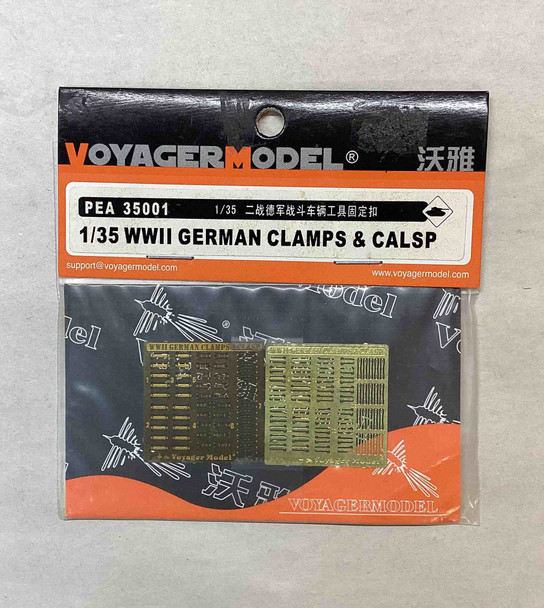VOYPEA35001 - Voyager Model 1/35 WWII German Clamps & Calsp