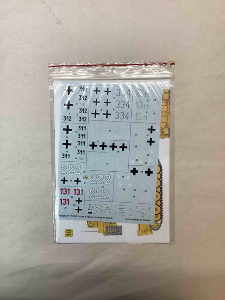 TMD35005 - Techmod 1/35 PzKpfw VI "Tiger" Ausf. E (Early Prod. Model) Decals