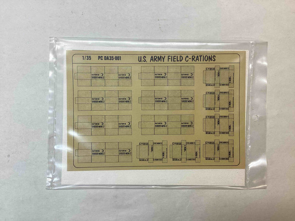 VERPCDA35007 - Verlinden 1/35 U.S. Army Field C-Rations