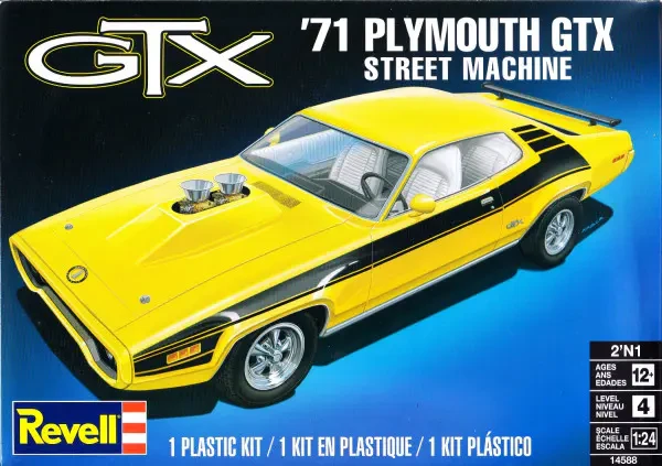 RMX85-4588 - Revell 1/24 1971 Plymouth GTX Street Machine