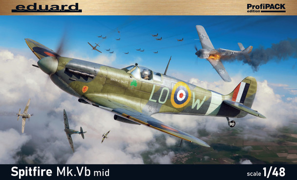 EDU82157 - Eduard 1/48 Spitfire Mk.Vb Mid ProfiPACK
