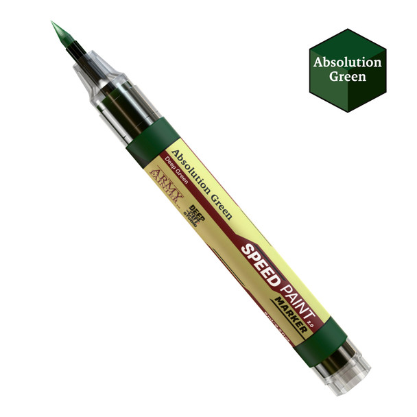 TAPSM1000 - The Army Painter Speed Paint 2.0 Marker Absolution Green