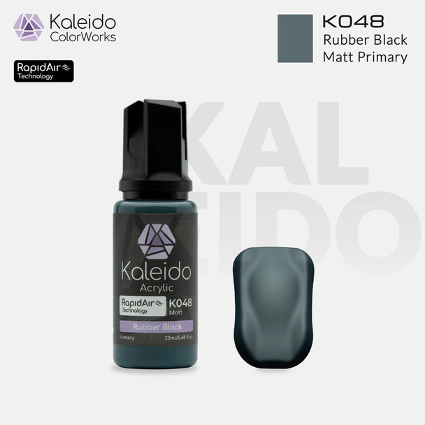 KCWK048 - Kaleido Matt Rubber Black 20ml
