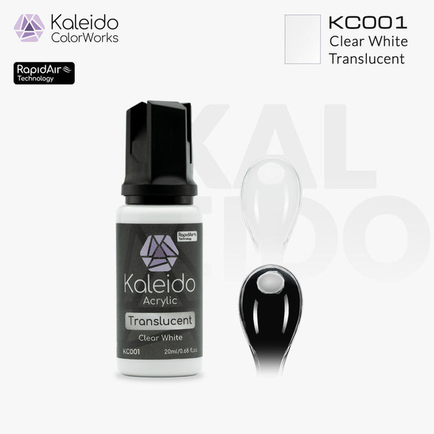 KCWKC001 - Kaleido Translucent Clear White 20ml