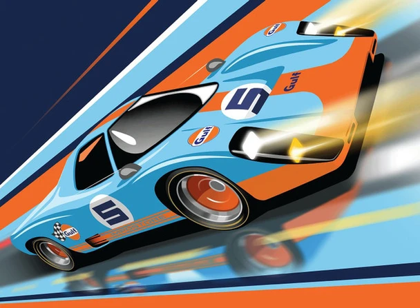 MPC1043 - MPC 1/25 Gulf Racing Impostore Collector Tin
