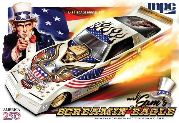 MPC1044 - MPC 1/25 Firebird Funny Car 250th USA Anniversary