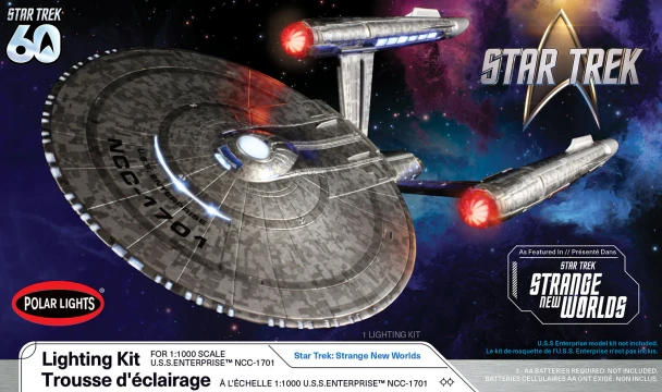POLMKA057 - Polar Lights Star Trek Strange New Worlds U.S.S. Enterprise Light Kit for 1:1000 kit