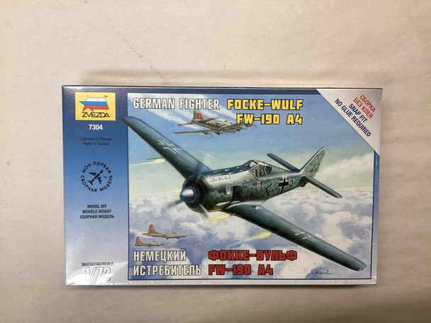 ZVE7304 - Zvezda 1/72 German Fighter FW-190 A4 - WWHP113364