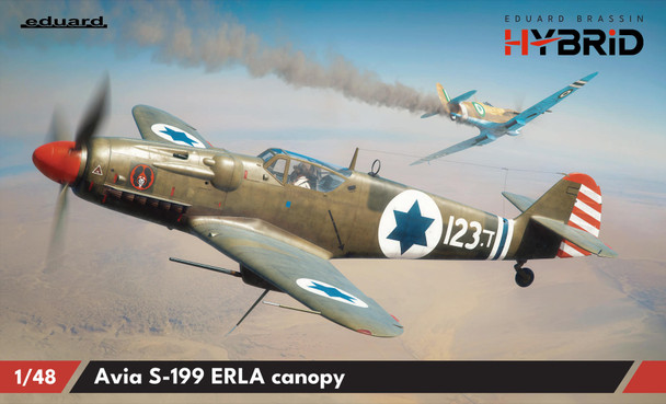 EDU948011 -  Eduard 1/48 Avia S-199 Erla Canopy Brassin Hybrid
