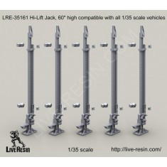 LRE-35161 - Live Resin 1/35 Hi-Lift Jack, 60" for All Vehicles