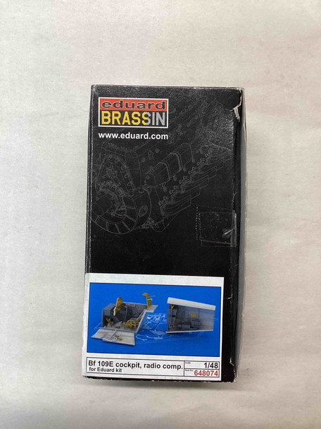 EDU648074 - Eduard Brassin 1/48 Bf 109E Cockpit & radio Comp. - WWHP113431