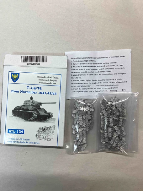 FRIATL-124 - Friulmodel 1/35 T-34/76 from November 1941/42/43