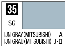 MRHS35 - Mr. Hobby Mr Color Spray - S35 IJN Gray Mitsubishi (Semi-Gloss/Aircraft)
