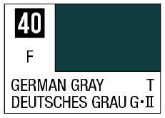 MRHS40 - Mr. Hobby Mr Color Spray - S40 German Gray (3/4Flat/Tank)