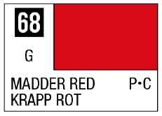 MRHS68 - Mr. Hobby Mr Color Spray - S68 Red Madder (Gloss/Primary)