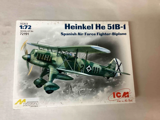 ICM72191 - ICM - 1/72 Heinkel He 51B-1; Spanish AF WWHP112921