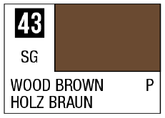 MRHS43 - Mr. Hobby Mr Color Spray - S43 Wood Brown (Semi-Gloss/Primary)
