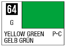 MRHS64 - Mr. Hobby Mr Color Spray - S64 Yellow Green (Gloss/Primary)