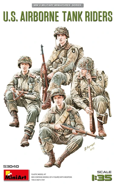 MIA53040 - 1/35 MNA53040 US Airborne Tank Riders