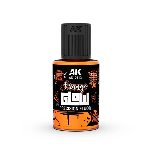 AKI12113 - AK Interactive Glow Precision Fluor Orange 30ml