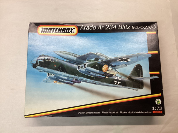 MAT40416 - Matchbox 1/72 Arado Ar 234 Blitz B-2/C-2/C-3 - WWHP113619