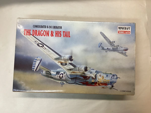 MIN11614 - Minicraft - 1/72 B-24J Liberator 'Dragon & His Tail' - WWHP113631
