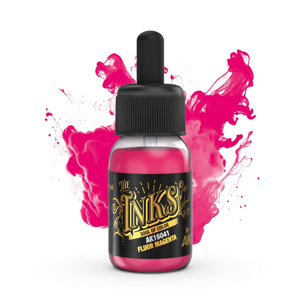 AKI16041 - AK Interactive The INKS Fluor Magenta 30ml
