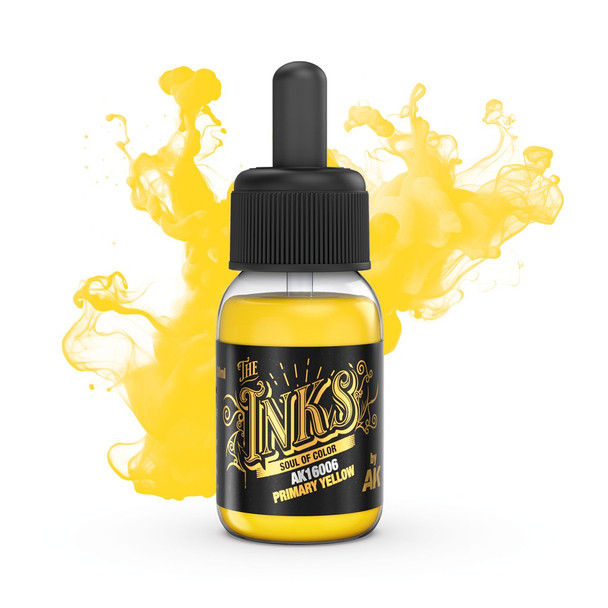 AKI16006 - AK Interactive The INKS Primary Yellow 30 ml