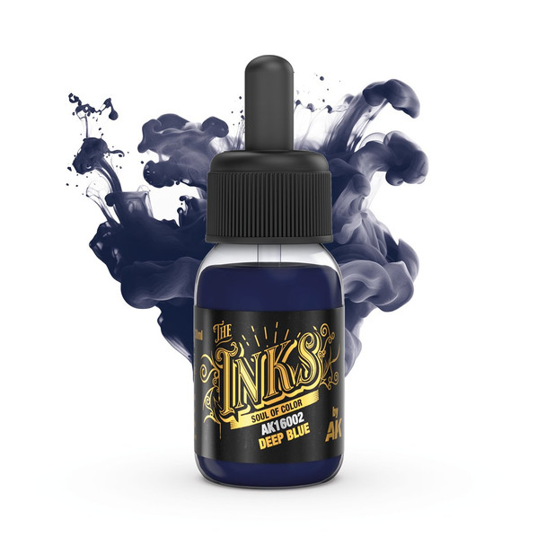AKI16002 - AK Interactive The INKS Deep Blue 30 ml