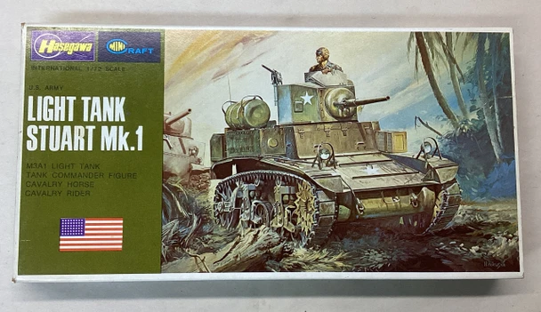 MAH703 - Minicraft Hasegawa 1/72 Light Tank Stuart Mk.1 - WWHP113703