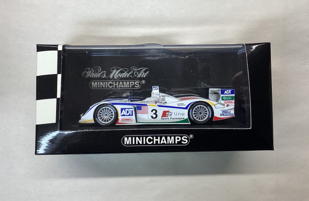 MNC400051303 - Minichamps 1/43 Audi R8 24h Le Mans 2005 - WWHP113740