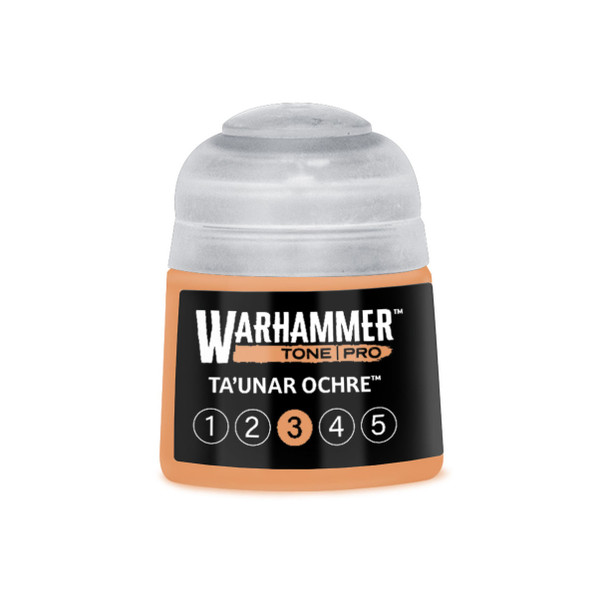 WHC20-183 - Warhammer Colour Tone Pro TA'UNAR OCHRE 3 12ml Acrylic