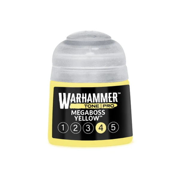 WHC20-204 - Warhammer Colour Tone Pro MEGABOSS YELLOW 4 12ml Acrylic