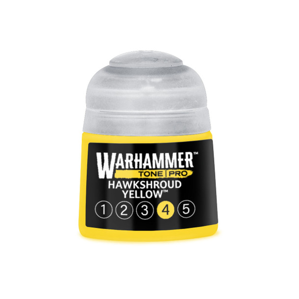 WHC20-194 - Warhammer Colour Tone Pro HAWKSHROUD YELLOW 4 12ml Acrylic