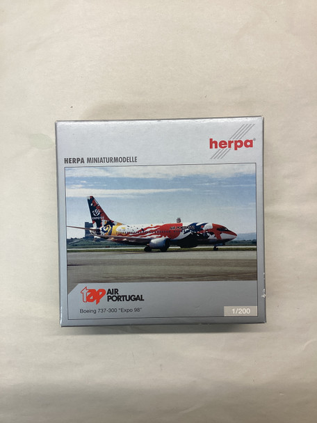 HEA550512 - Herpa 1/200 TAP Air Portugal Boeing 737-300 "Expo 98"