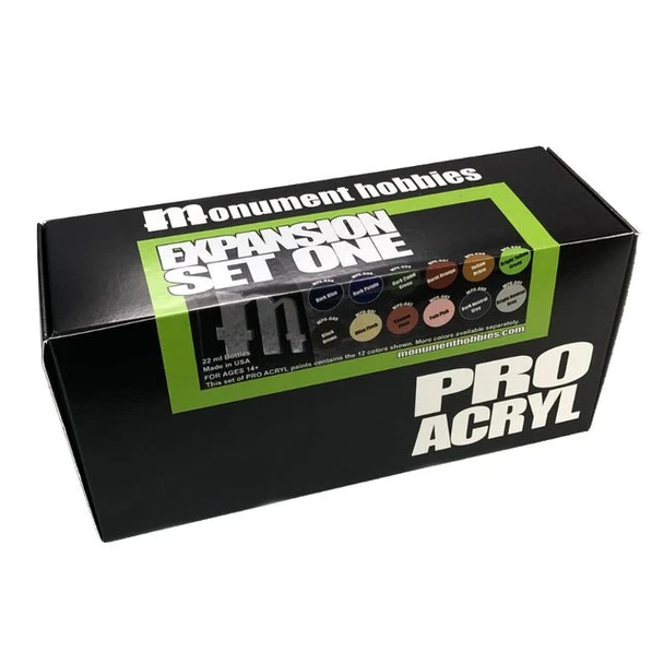 MNMMPA-SET-001 - Monument Hobbies Pro Acryl Expansion Set #1 - 2.0 Paint