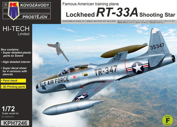 KPM7246 - Kovozavody Prostejov 1/72 Lockheed RT-33A Shooting Star