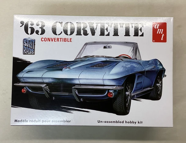 AMT1335M/12 - AMT 1/25 1963 Corvette Convertible - WWHP113816
