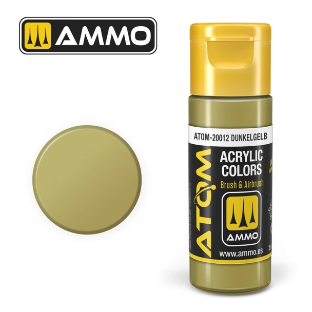 ATOM20012 - ATOM COLOR Dunkelgelb 20mL