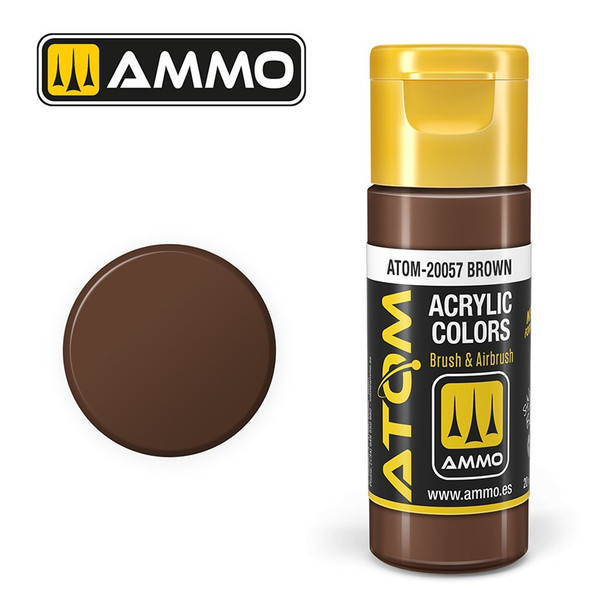 ATOM20057 - ATOM COLOR Brown 20mL
