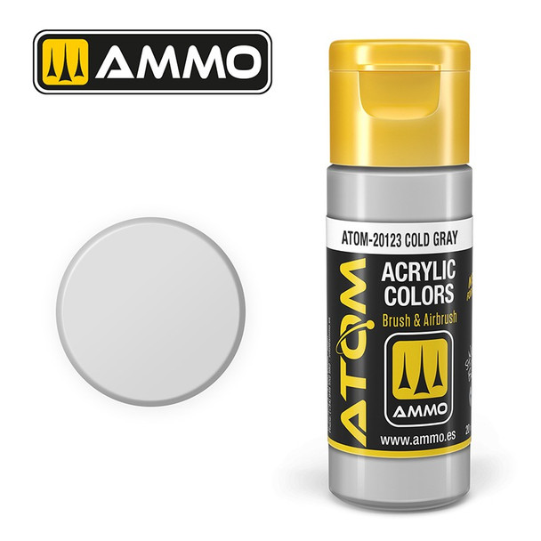 ATOM20123 - ATOM COLOR Cold Gray 20mL