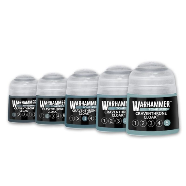 Warhammer Colour Tone Pro CRAVENTHRONE CLOAK Set (5 Paints)