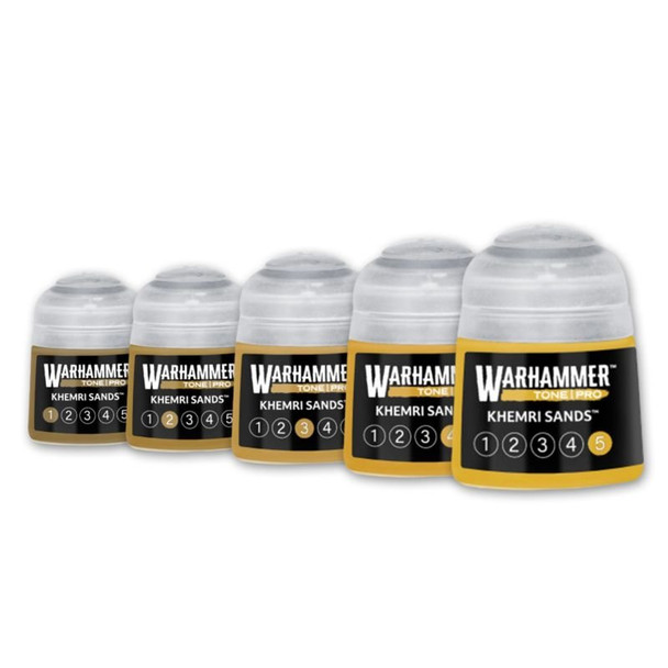 Warhammer Colour Tone Pro KHEMRI SANDS Set (5 Paints)
