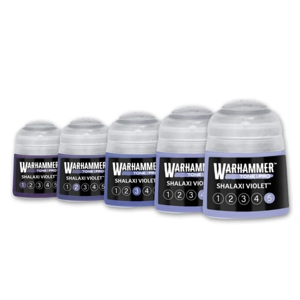 Warhammer Colour Tone Pro SHALAXI VIOLET Set (5 Paints)