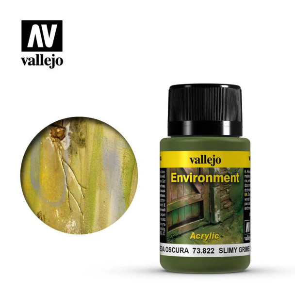 Vallejo Environment Weathering Effects - Slimy Grime Dark 40ml