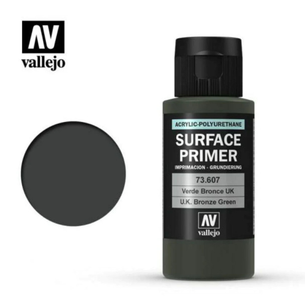 VLJ73607 - Vallejo Surface Primer UK Bronze Green - 60ml - Acrylic