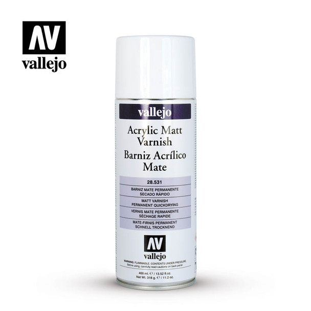 VLJ28531 - Vallejo Matt Varnish Spray 400ml