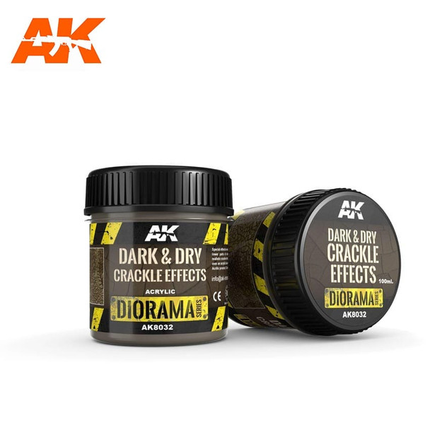 AKIAK8032 - AK Interactive Diorama: Dark Dry Crackle